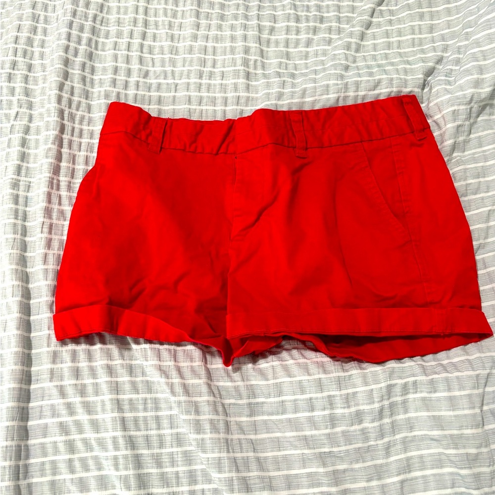 Red shorts